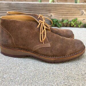 KENNETH COLE Designer Italy Leather Suede Chukkah Boots Men's 9 Lace Up Brown‌‌‌